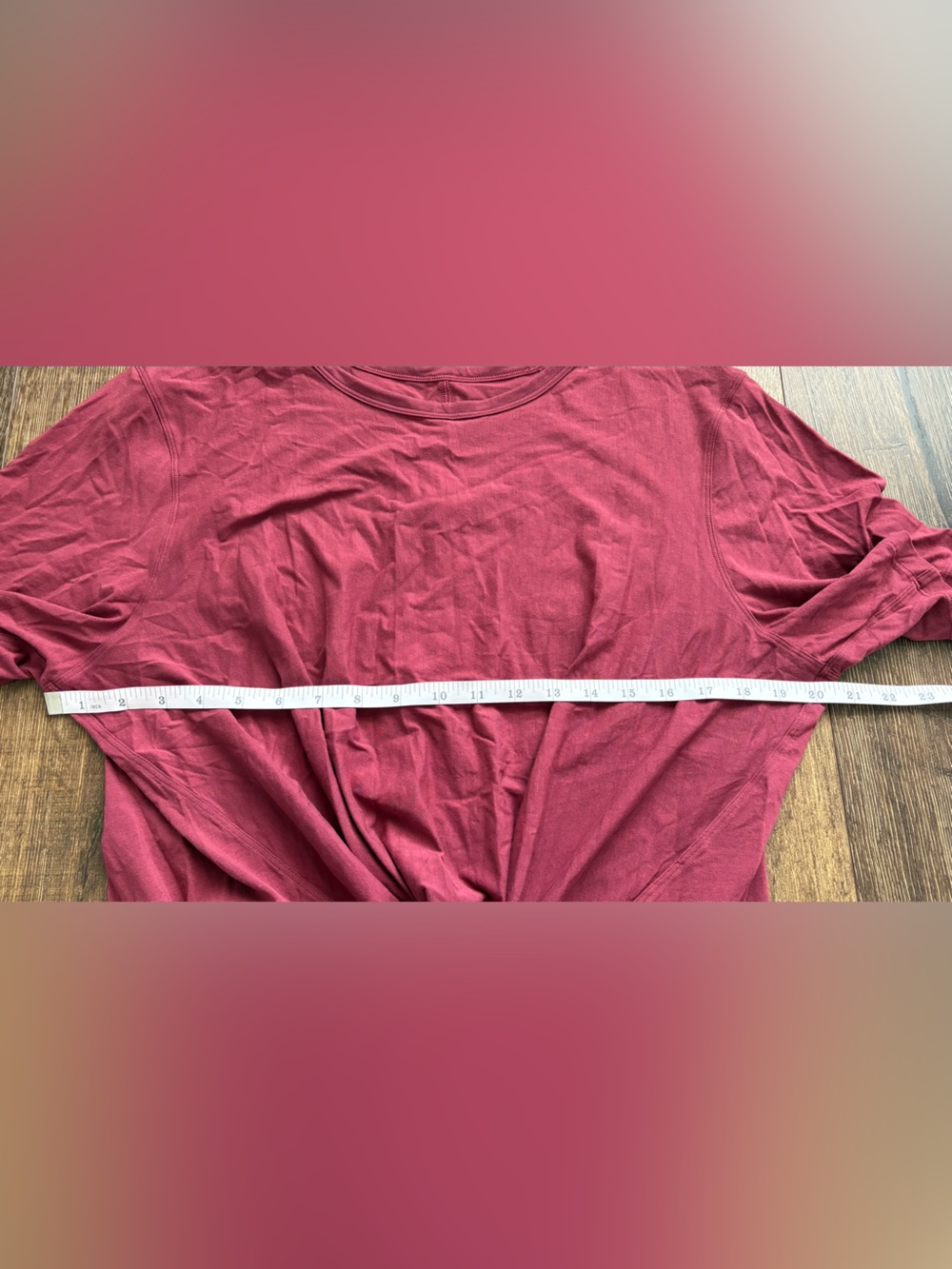 Lululemon Crescent Tee, Mulled Wine - Picture 4 of 8